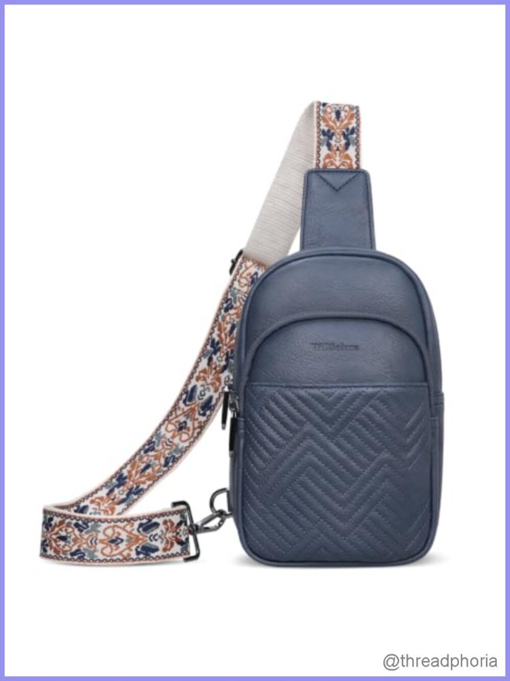 Small Anti Theft RFID Blocking Crossbody Sling Bag for Women Faux Leather